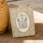 Декоративный постер в раме с рельефным растительным узором арабески New Collection of Arabesques Poster варинант исполнения - 5 | Loft Concept в Казани