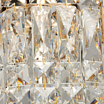 Потолочный светильник круглый с прозрачными подвесками Lunet варинант исполнения - 5 | Loft Concept в Казани