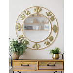 Зеркало настенное в металлическом обрамлении Mirror Golden Portal варинант исполнения - 3 | Loft Concept в Казани