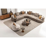 Угловой модульный диван Calypso с поворотным механизмом  варинант исполнения - 12 | Loft Concept в Казани