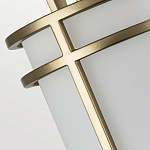 Бра с геометрическим каркасом и матовым белым цилиндрическим плафоном Feiss варинант исполнения - 2 | Loft Concept в Казани