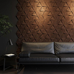 Гипсовая 3D панель с принтографией PM-50 варинант исполнения - 2 | Loft Concept в Казани