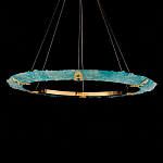 Люстра в форме кольца с цветочным декором Warm Heavenly Light варинант исполнения - 5 | Loft Concept в Казани