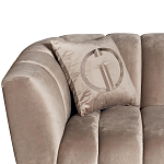 Диван трехместный велюровый серый Island of Comfort варинант исполнения - 2 | Loft Concept в Казани