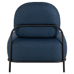 Кресло в синей рогожке COLOR BLOCK варинант исполнения - 4 | Loft Concept в Казани