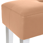 Мягкий пуф на белых ножках Winton Pouf варинант исполнения - 3 | Loft Concept в Казани