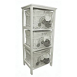 Стеллаж для детской с животными с плетенными корзинами Cute Elephant варинант исполнения - 2 | Loft Concept в Казани