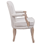 Кресло Aubrey Classical Armchair beige flax варинант исполнения - 2 | Loft Concept в Казани