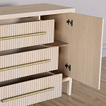 Буфет Primo с тремя ящиками и двумя фасадами Светлый дуб варинант исполнения - 6 | Loft Concept в Казани