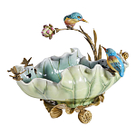 Чаша в виде листка лотоса с птицами Eden Garden варинант исполнения - 1 | Loft Concept в Казани