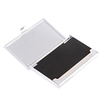 Визитница карманная металлическая с накладкой из натурального камня Апатит Stone Business Card Holders варинант исполнения - 3 | Loft Concept в Казани