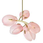 Дизайнерский Светильник Lilly Pink Tulip Lamp розовый плафон  варинант исполнения - 1 | Loft Concept в Казани