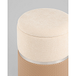 Пуф Mauldine с ящиком бежевый с экокожей варинант исполнения - 3 | Loft Concept в Казани