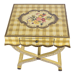 Приставной столик с ящиком в стиле ретро Vintage Rustic Tablecloth варинант исполнения - 4 | Loft Concept в Казани