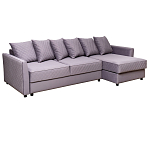 Диван трехместный раскладной Giorgio Sofa серый варинант исполнения - 1 | Loft Concept в Казани