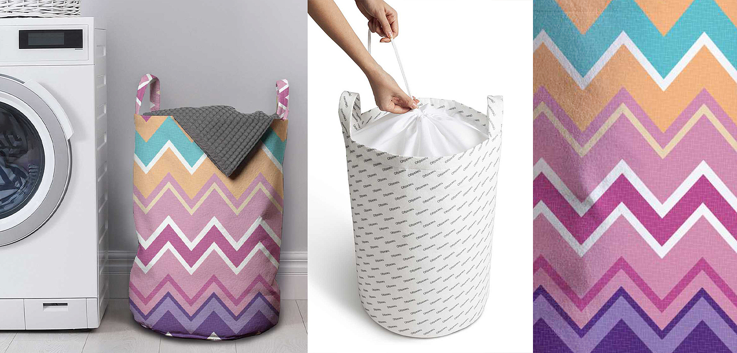 Корзина Color Zigzag Basket Корзина Color Zigzag Basket - Loft-Concept в Казани