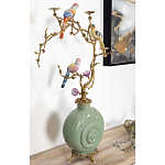 Фарфоровый подсвечник с бронзовым декором Eden Garden варинант исполнения - 3 | Loft Concept в Казани