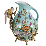 Кувшин с птичкой и  цветочным рисунком Blue Garden варинант исполнения - 1 | Loft Concept в Казани