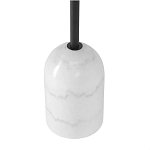 Кофейный столик с круглой чёрной столешницей и мраморным основанием Exquisite Practicality варинант исполнения - 3 | Loft Concept в Казани