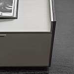 Дизайнерский комод серый с глянцевым фасадом Darren варинант исполнения - 1 | Loft Concept в Казани