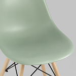 Пластиковый стул на ножках из массива бука Eames Mint варинант исполнения - 7 | Loft Concept в Казани