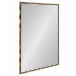 Зеркало прямоугольное в фактурной золотой раме Reflective Fabric варинант исполнения - 1 | Loft Concept в Казани
