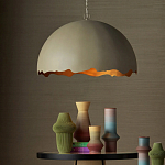 Подвесной светильник в форме купола с сочетанием золотого и оливкового цвета Eggshell варинант исполнения - 3 | Loft Concept в Казани