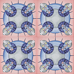 Плитка дизайнерская с узором Экипаж варинант исполнения - 1 | Loft Concept в Казани