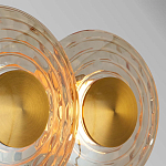 Бра из трех стеклянных фактурных дисков Eyepiece варинант исполнения - 4 | Loft Concept в Казани