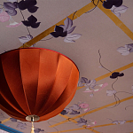 Обои ручная роспись Morning Glory Original colourway on shot slub silk варинант исполнения - 2 | Loft Concept в Казани