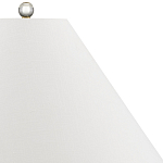 Настольная лампа овальная с тропическим принтом Stylized Aalm Leaves Motif варинант исполнения - 3 | Loft Concept в Казани