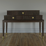 Премиальная Консоль с тремя ящиками Elsa Dreams Walnut варинант исполнения - 3 | Loft Concept в Казани