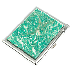 Портсигар с газовой зажигалкой из натурального камня Амазонит Stone Cigarettes Cases варинант исполнения - 1 | Loft Concept в Казани