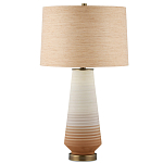 Настольная лампа фарфоровая с узором на корпусе Junction Place варинант исполнения - 3 | Loft Concept в Казани