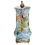 Ваза из фарфора с птицей на бронзовой ветке Garden of Eden варинант исполнения - 3 | Loft Concept в Казани