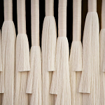 Декор на стену Белые Кисти Wall decor White Tassels варинант исполнения - 1 | Loft Concept в Казани