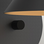 Бра с широким конусным плафоном с золотистой внутренней стороной Alora Mood варинант исполнения - 4 | Loft Concept в Казани