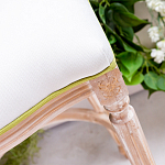 Барный стул золотистый из натурального бука с изображением птиц и цветов Blooming Birds варинант исполнения - 2 | Loft Concept в Казани