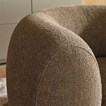 Дизайнерское полукруглое мягкое кресло CINNAMON Armchair варинант исполнения - 5 | Loft Concept в Казани