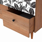 Шкаф с принтом Leaf bouquet варинант исполнения - 3 | Loft Concept в Казани