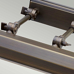 Светильник для картин с призматическим плафоном и двойными регулируемыми шарнирами Elstead Lighting варинант исполнения - 43 | Loft Concept в Казани