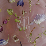 Шкатулка из эпоксидной смолы с цветами розовая Epoxy Resin Square Box Pink варинант исполнения - 3 | Loft Concept в Казани