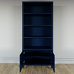 Книжный Стеллаж Elsa Dreams Blue с задней стенкой варинант исполнения - 4 | Loft Concept в Казани