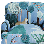 Дизайнерское классической формы на колесиках Trumann Armchair варинант исполнения - 4 | Loft Concept в Казани