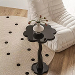 Дизайнерский журнальный стол в виде чёрного цветка Ludox варинант исполнения - 2 | Loft Concept в Казани