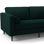 Мебельная ткань Шенилл темно-зеленый цвет 138 см T4-36 варинант исполнения - 10 | Loft Concept в Казани