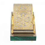 Подставка для телефона из натурального камня малахит Natural Stone Stand варинант исполнения - 3 | Loft Concept в Казани