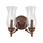 Бра с 2-мя стеклянными плафонами с пузырьками Feiss варинант исполнения - 1 | Loft Concept в Казани