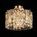 Потолочный светильник круглый с прозрачными подвесками Lunet варинант исполнения - 2 | Loft Concept в Казани