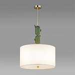 Подвесной светильник с декором в виде кактуса из керамики Opuntia D45 см варинант исполнения - 4 | Loft Concept в Казани